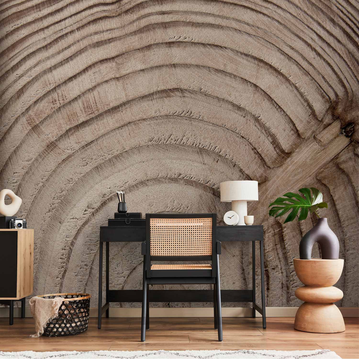 Wood Grain Texture Rustic Wall Mural