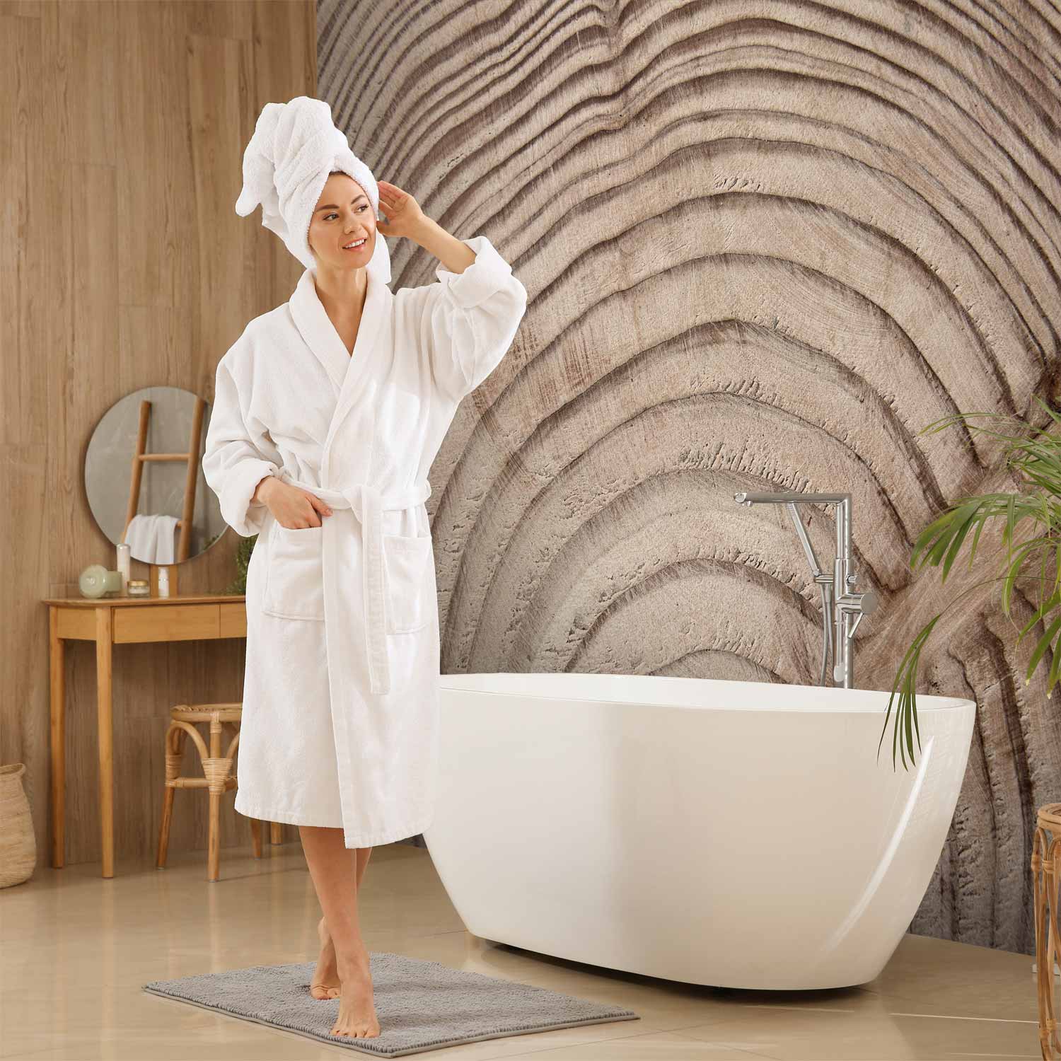 Wood Grain Texture Rustic Wall Mural