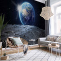Blue Planet Cosmos Landscape Wall Mural