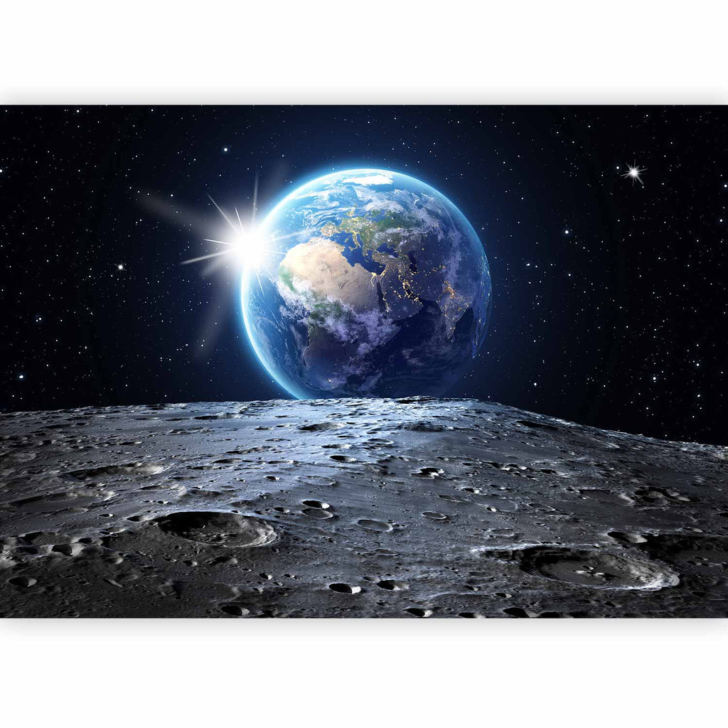 Blue Planet Cosmos Landscape Wall Mural