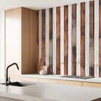 Chocolate Brown Wood Texture Wallpaper