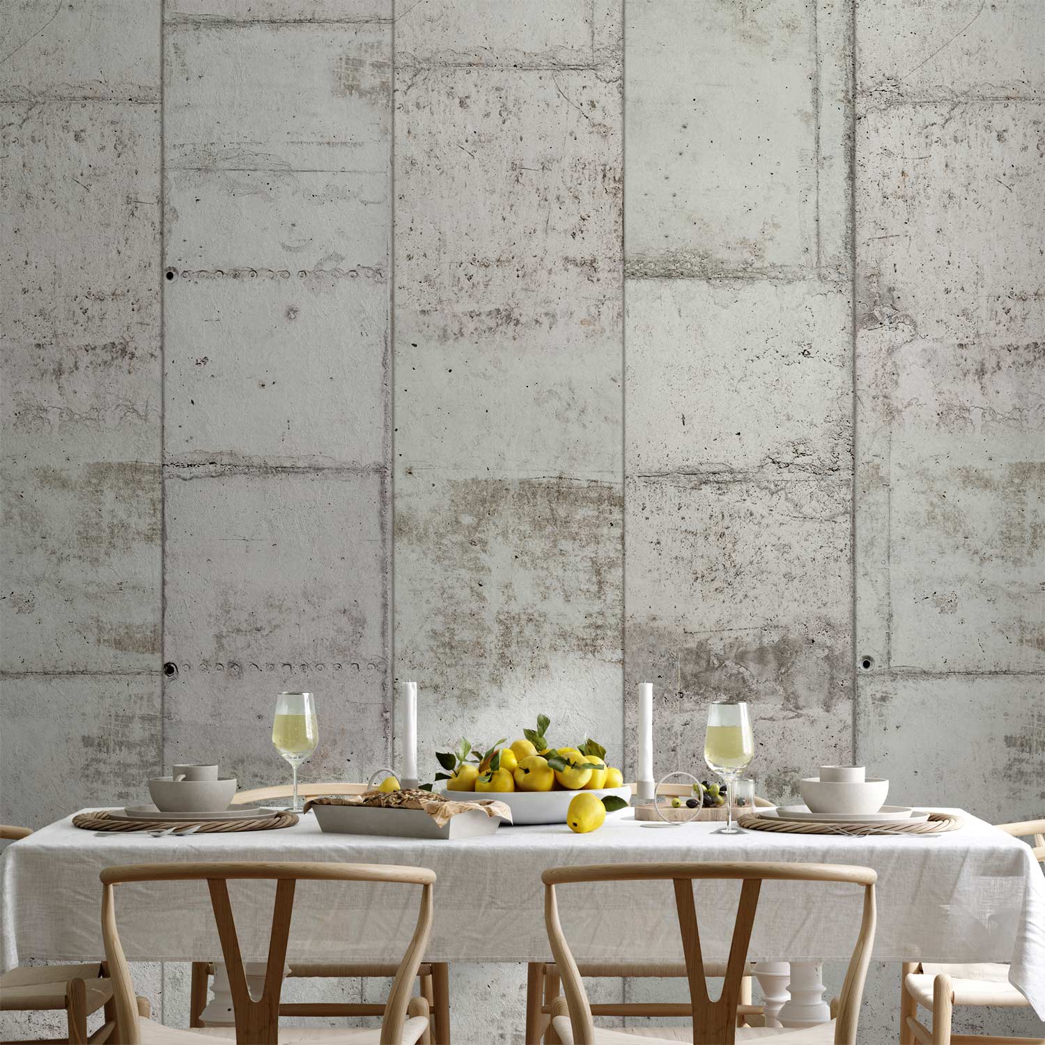 Concrete Texture Industrial Wallpaper