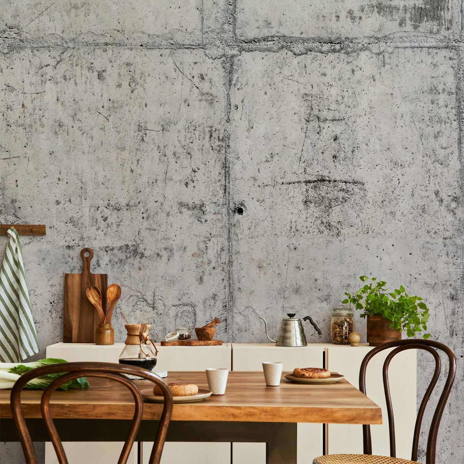Concrete Wall Texture Modern Wall Mural