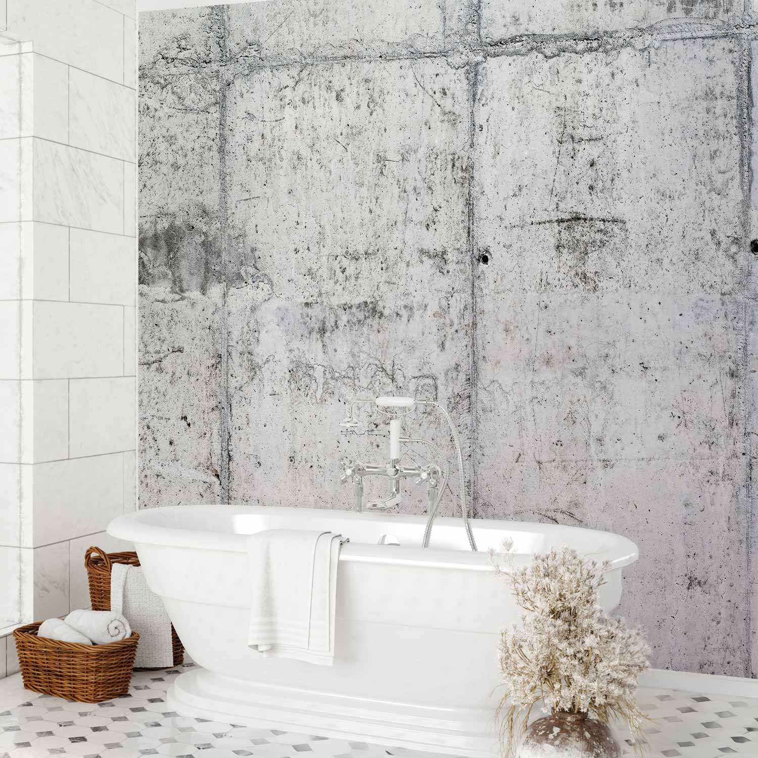 Concrete Wall Texture Modern Wall Mural