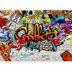 Colorful Graffiti Urban Wall Mural