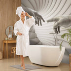 Abstract Silhouette Touch Modern Wall Mural