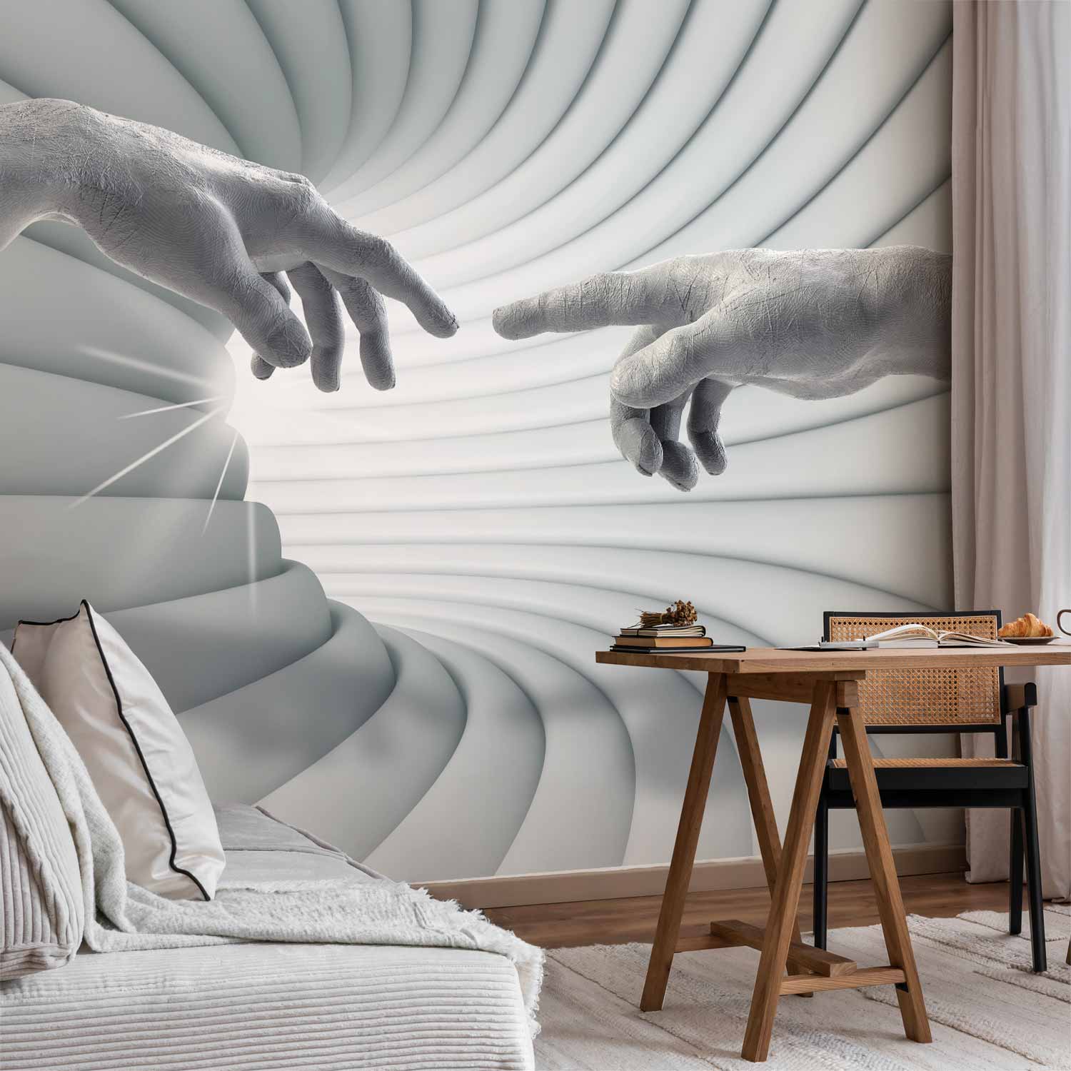 Abstract Silhouette Corridor Modern Wall Mural