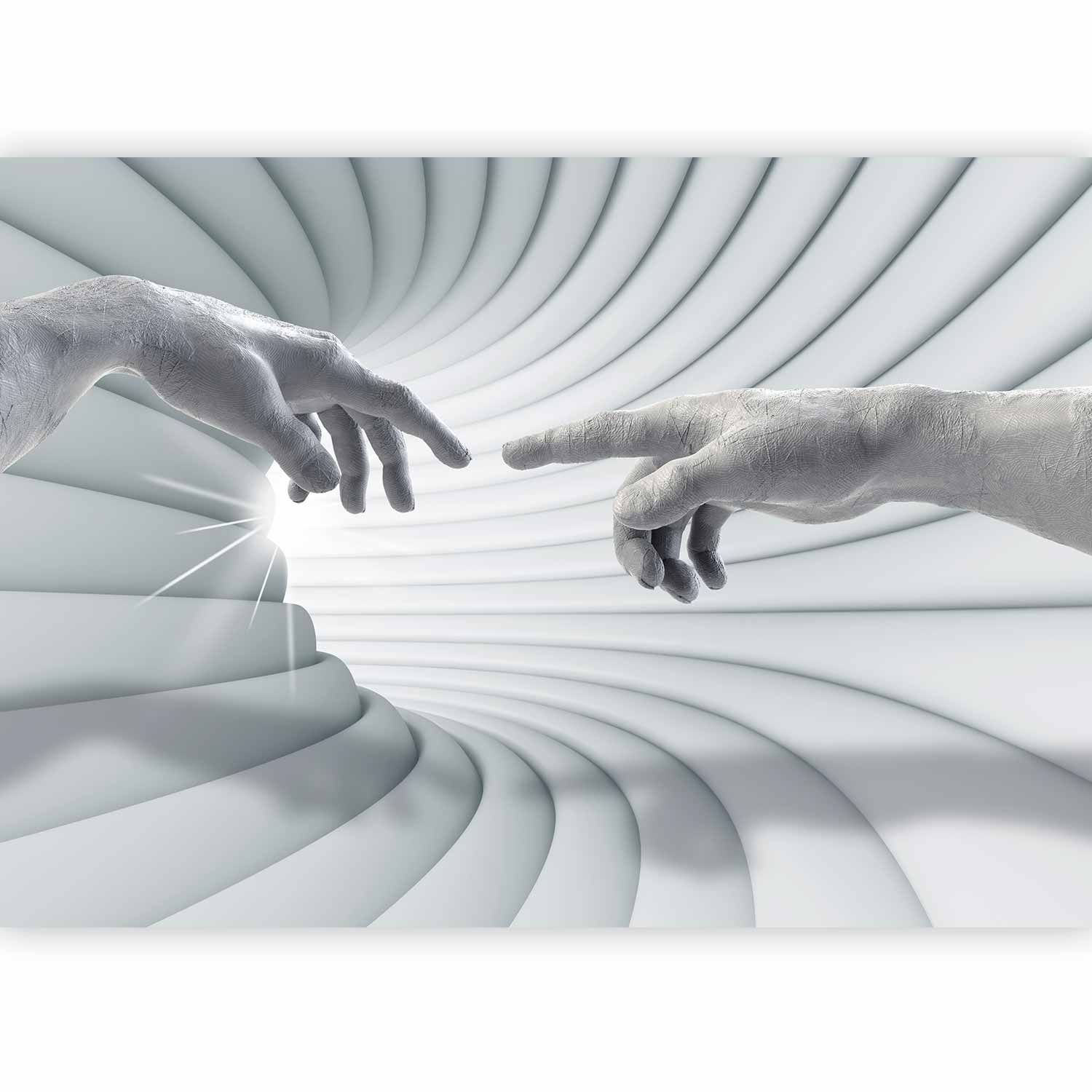 Abstract Silhouette Corridor Modern Wall Mural