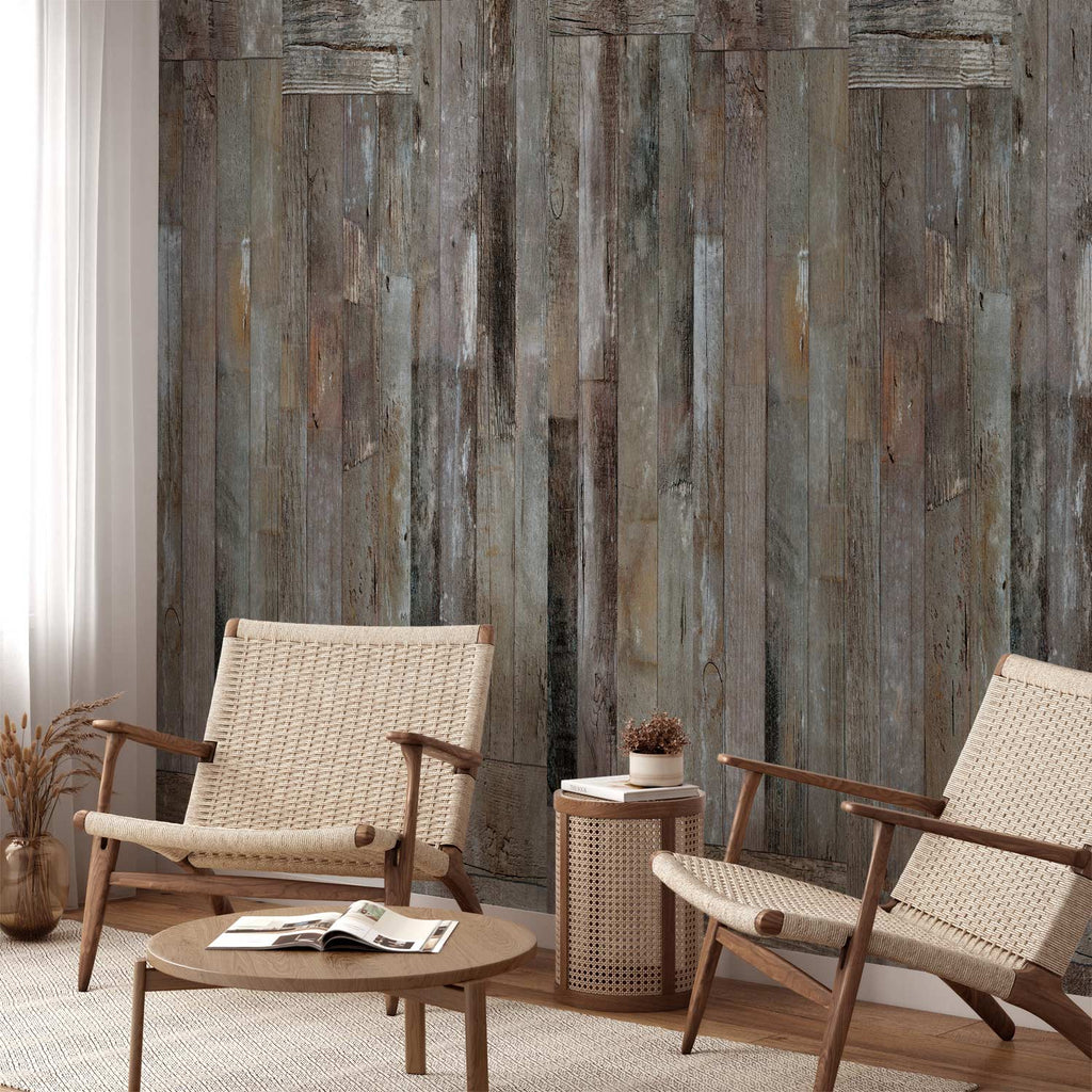 Rustic Wood Plank Rustic Wallpaper