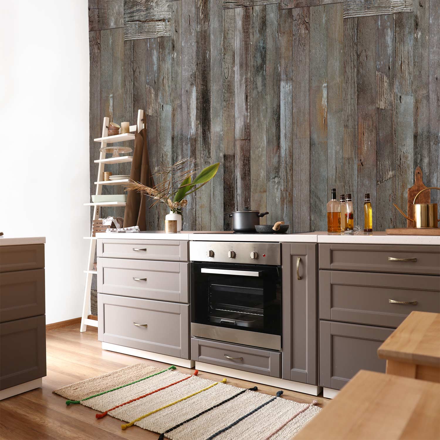 Rustic Wood Plank Rustic Wallpaper