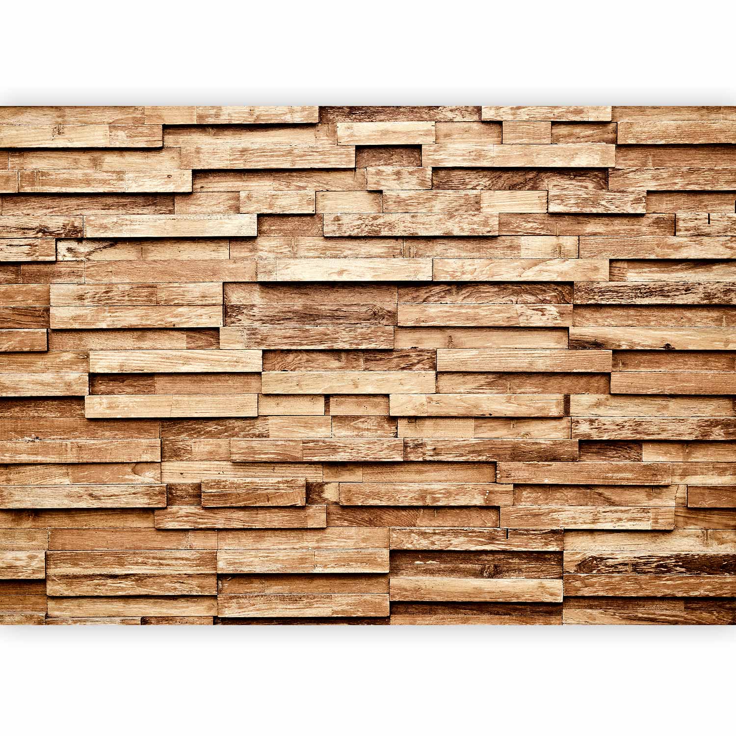 Wood Palisade Texture Pattern Wall Mural