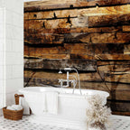 Textured Forest Birds Nature Wall Mural