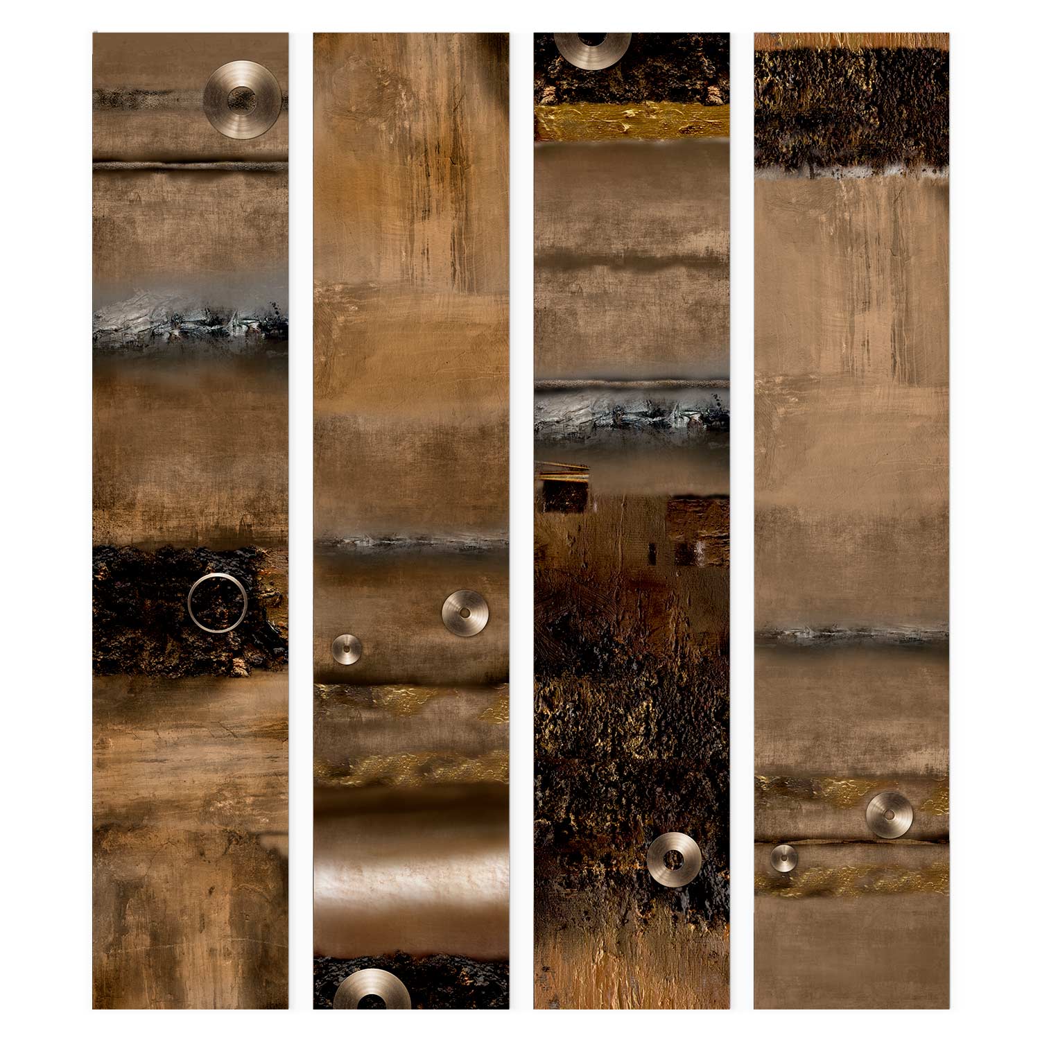 Abstract Metallic Texture Modern Wallpaper