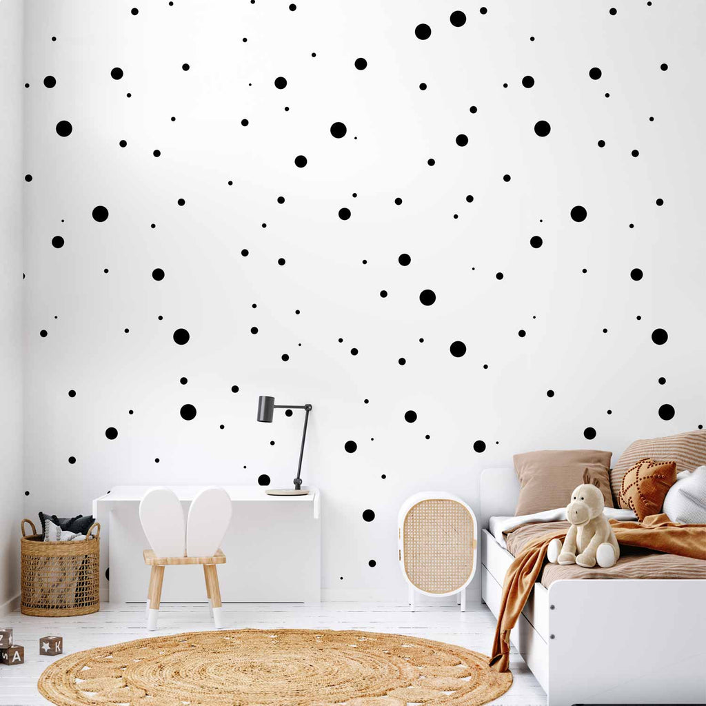 Polka Dots Modern Wallpaper