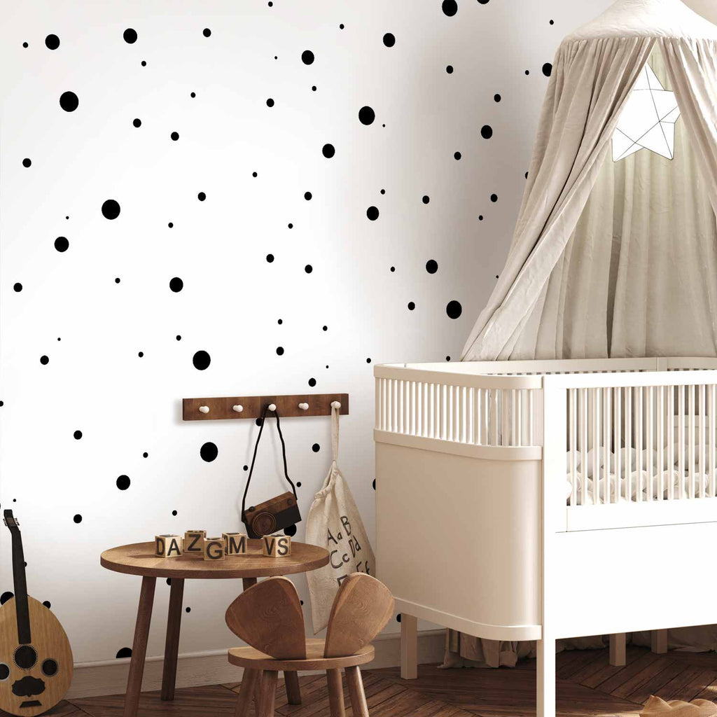 Polka Dots Modern Wallpaper