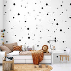 Polka Dots Modern Wallpaper