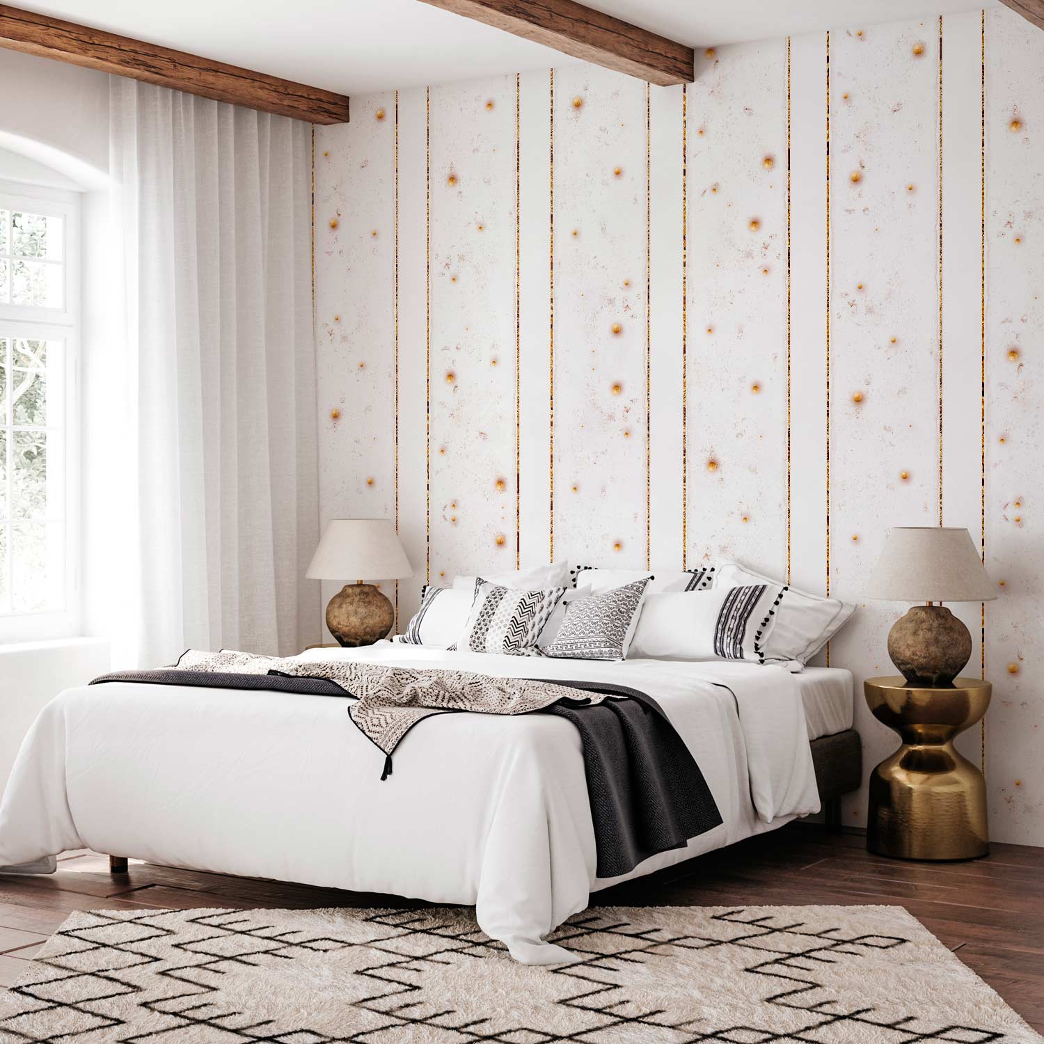 Elegant Stripe Pattern Wallpaper