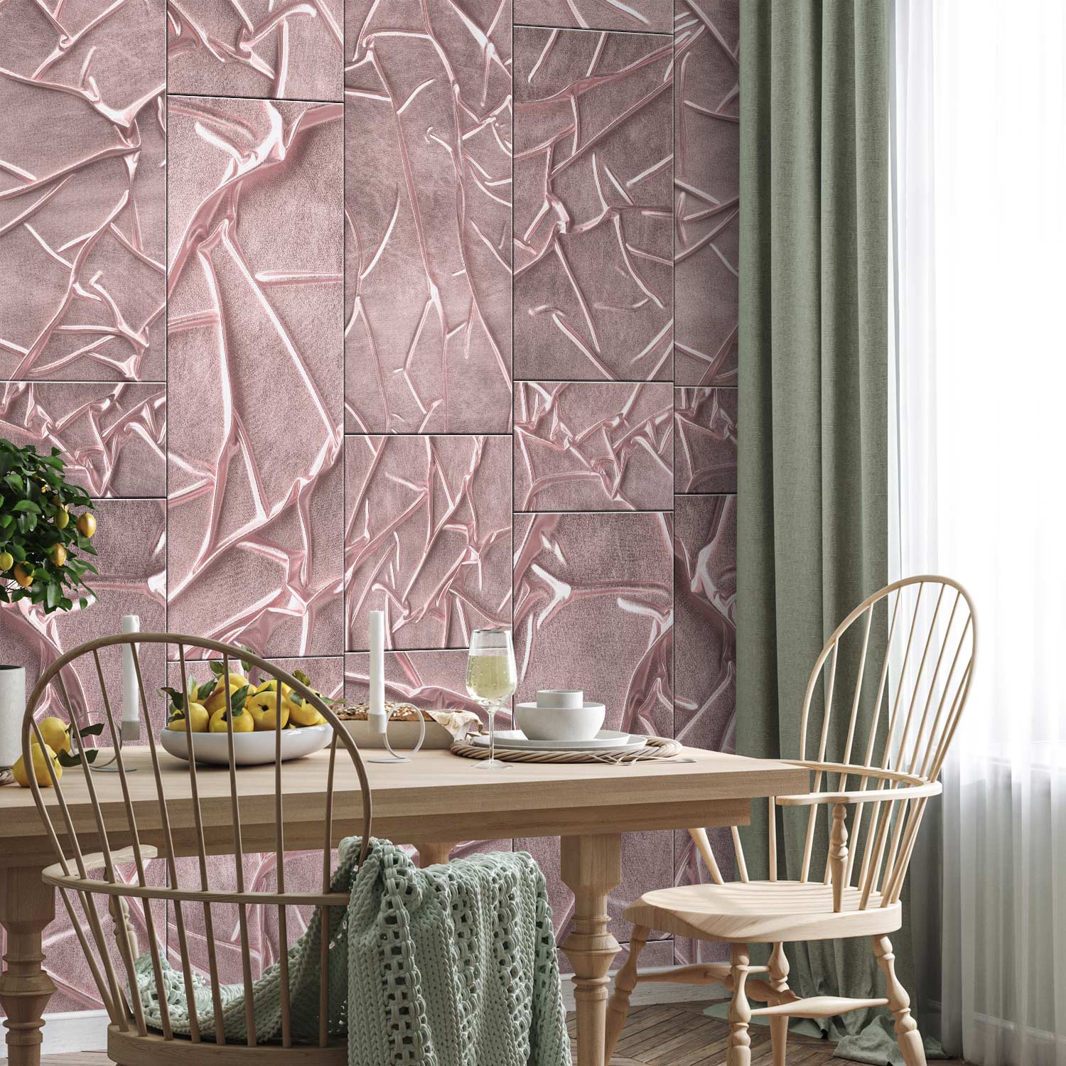 Satin Fabric Texture Contemporary Wallpaper
