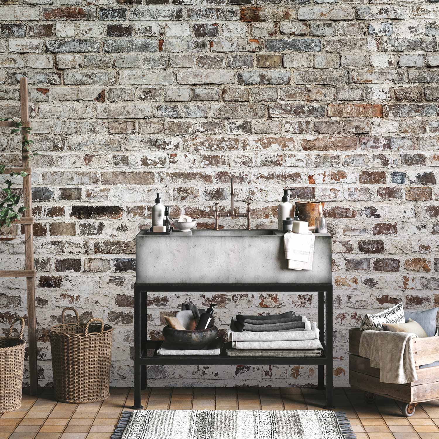 Urban Concrete Texture Wall Mural