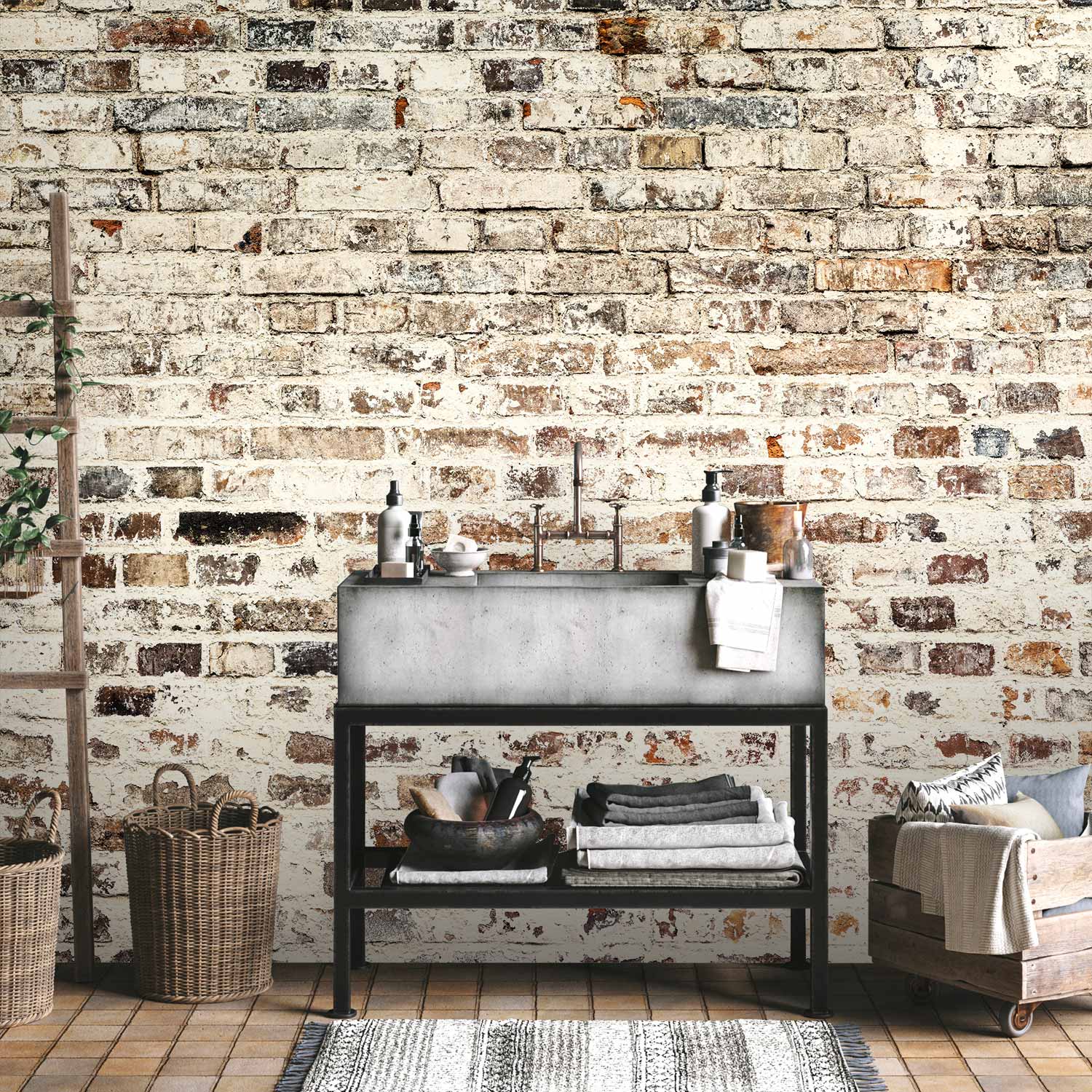 Modern Concrete Facade Architecture Wall Mural