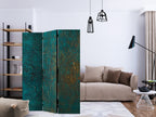 Azure Mirror Abstract Texture 3-Panel Room Divider