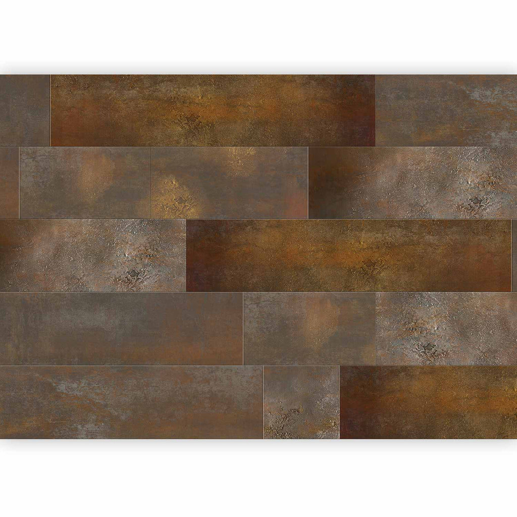 Golden Geometric Texture Wall Mural