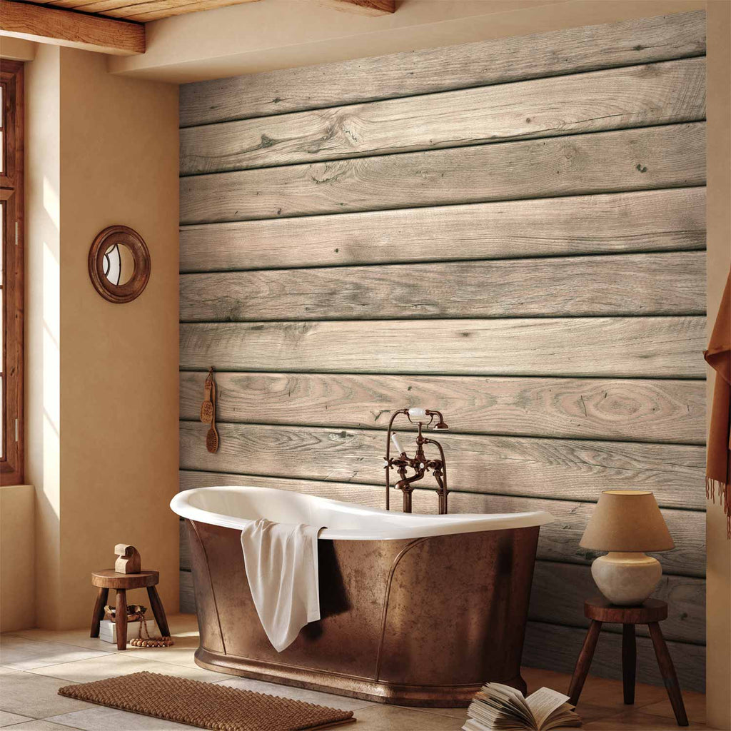 Rustic Wood Texture Pattern Wall Mural