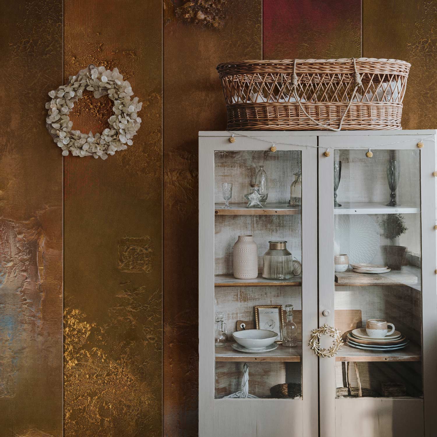 Golden Fleece Texture Wallpaper