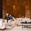 Kingdom of Gold Textured Pattern Wallpaper