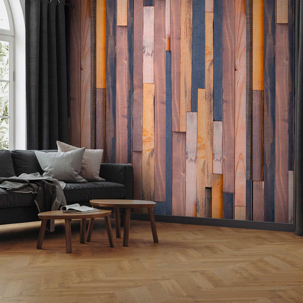 Rustic Wood Texture Wallpaper