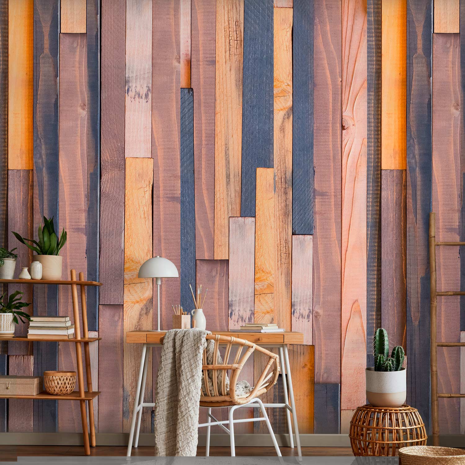 Rustic Wood Texture Wallpaper