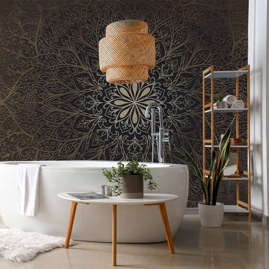 Oriental Geometric Mandala Wall Mural