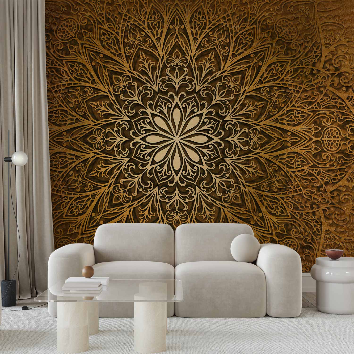 Sacred Circle Mandala Geometric Wall Mural