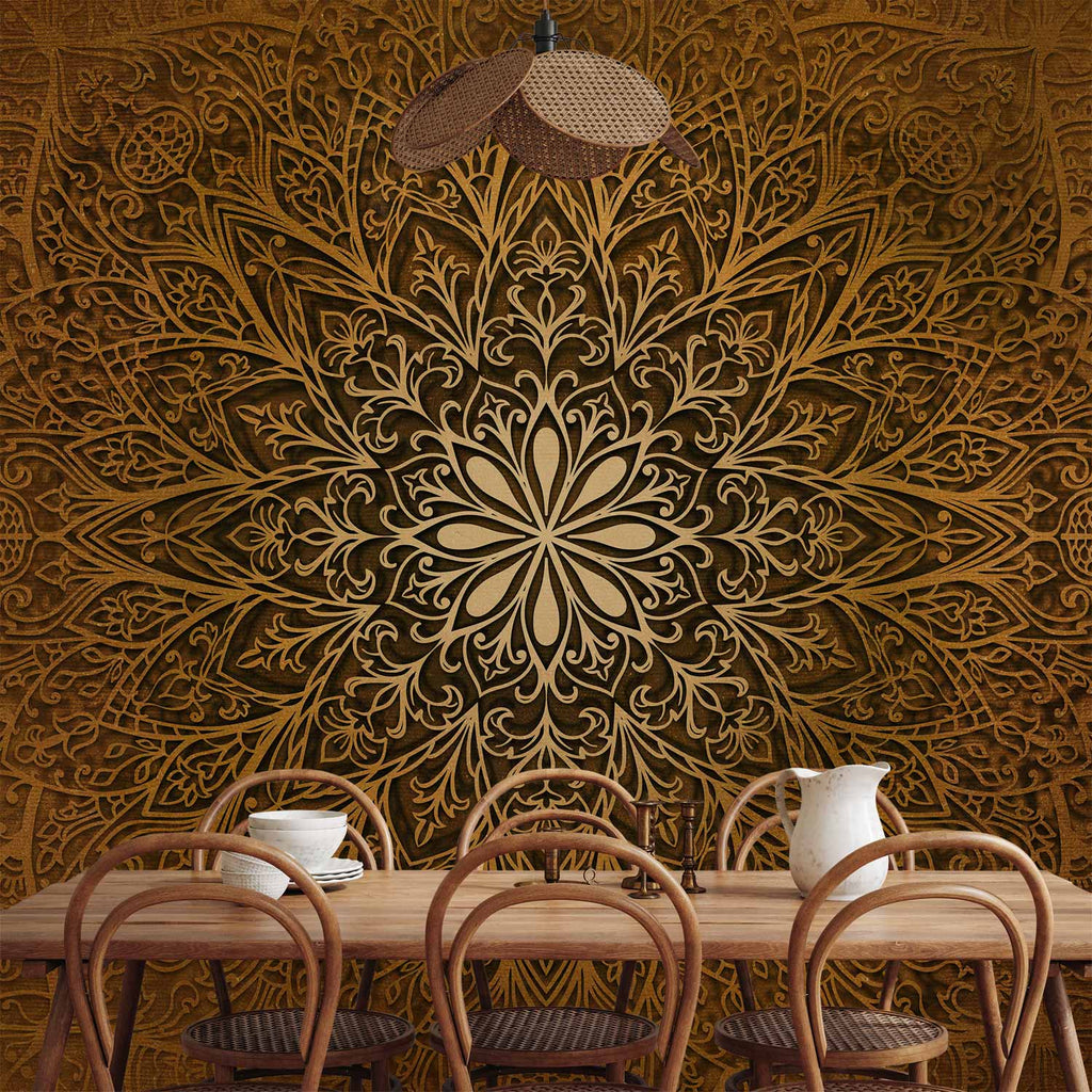 Sacred Circle Mandala Geometric Wall Mural