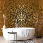 Sacred Circle Mandala Geometric Wall Mural