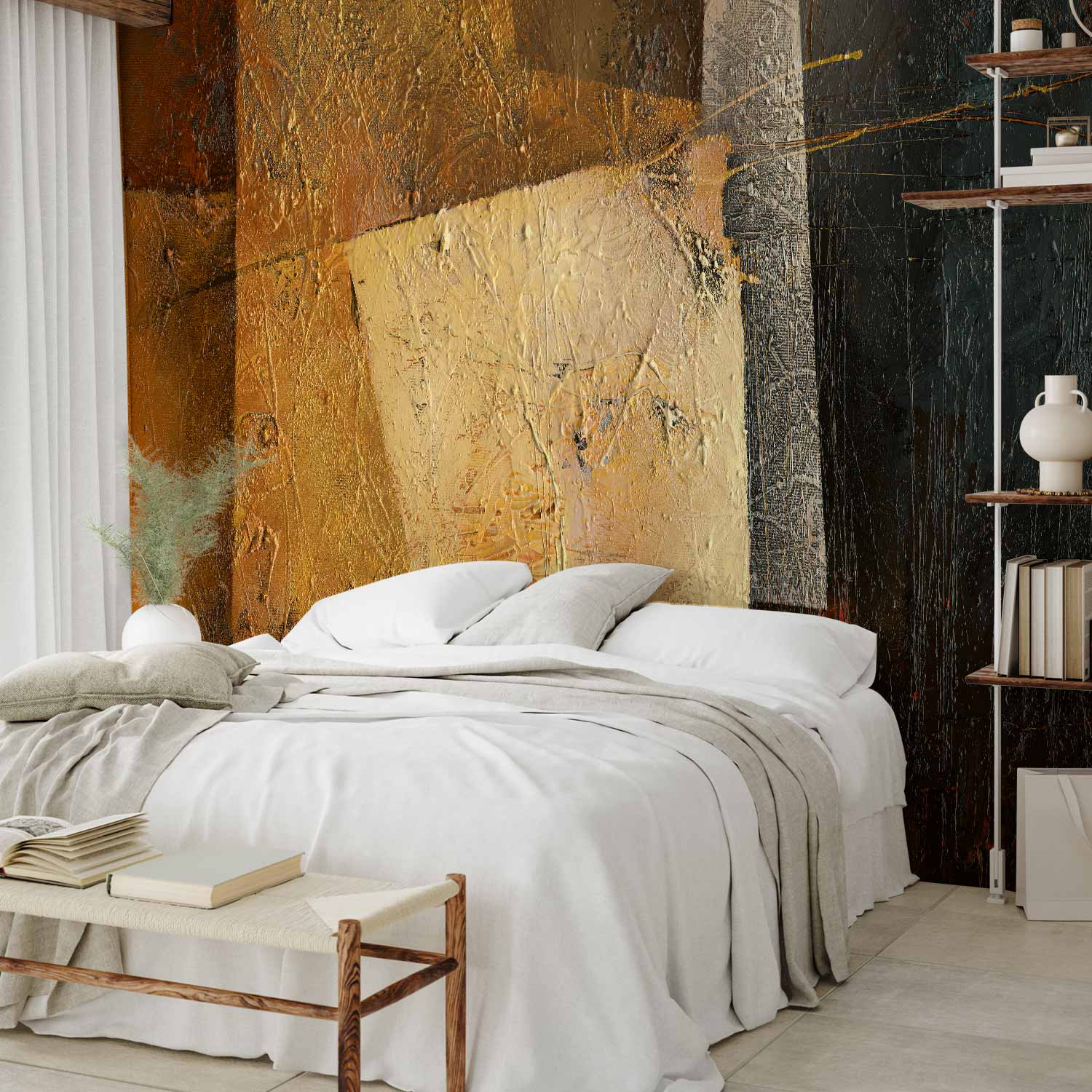 Abstract Textured Modern Wall Mural
