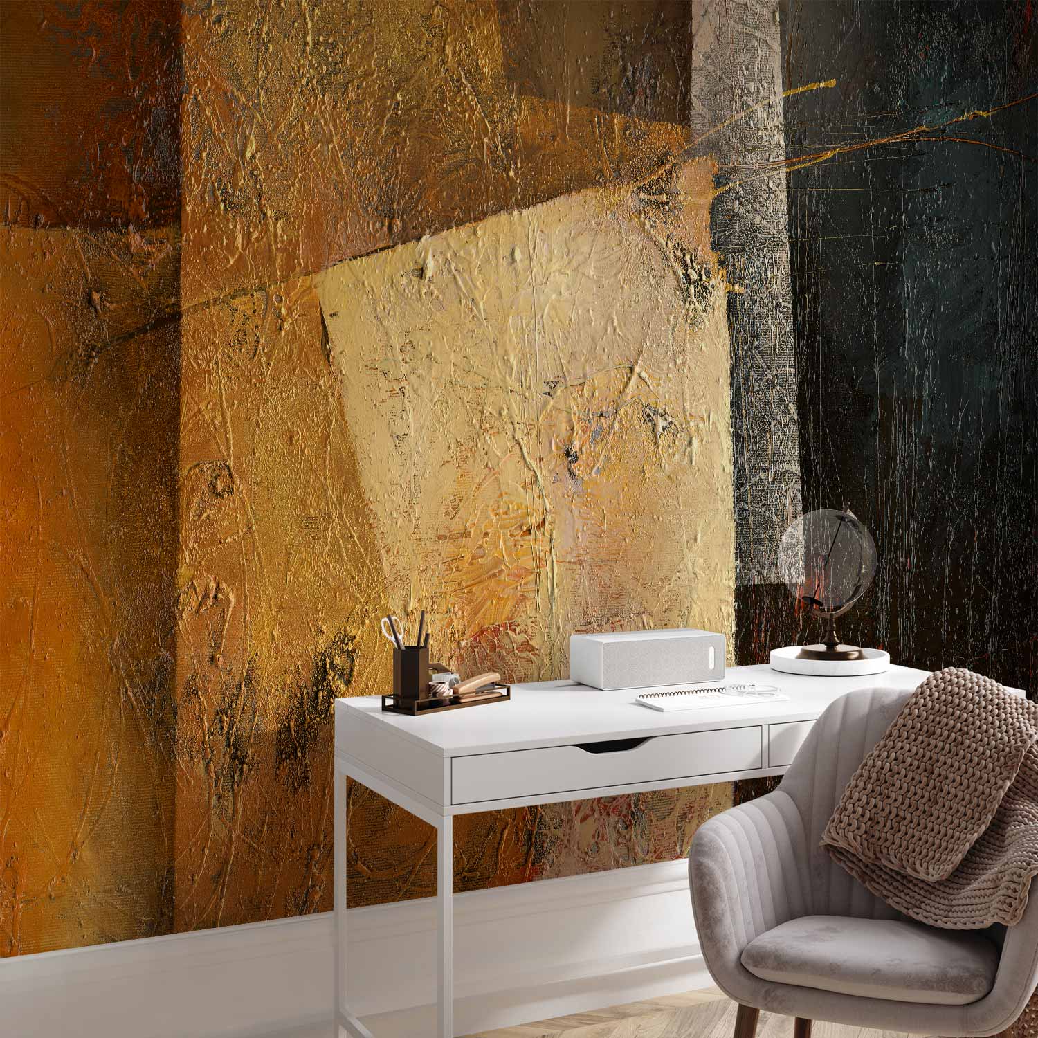Abstract Textured Modern Wall Mural