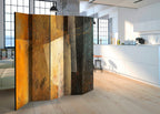 Abstract Colorful Modern Texture 5-Panel Room Divider