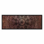 Amber Mandala Pattern Canvas Print