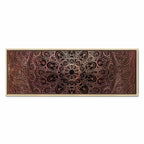 Amber Mandala Pattern Canvas Print