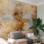 Golden Abstract Texture Wall Mural