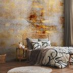 Golden Abstract Texture Wall Mural