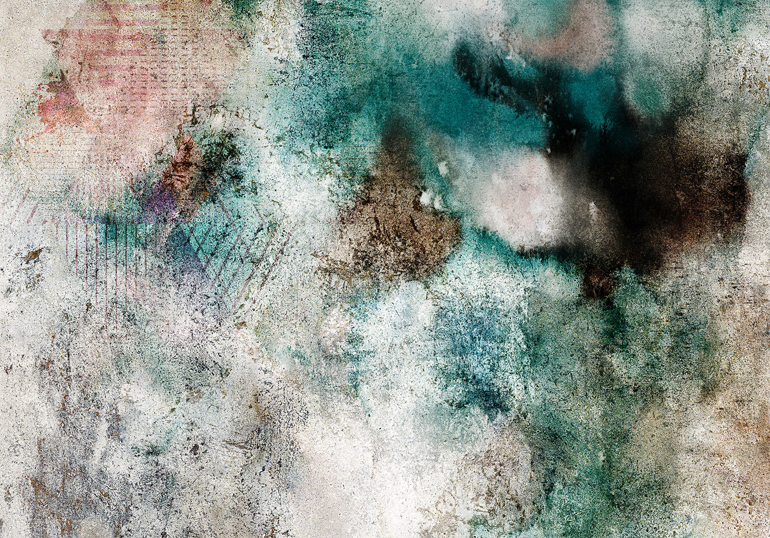 Wall Mural Abstract Roman Fresco