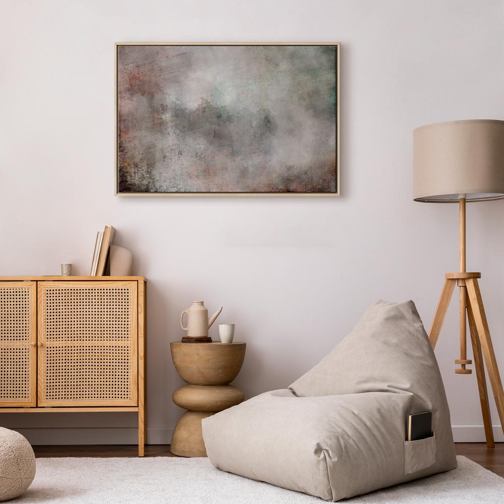 Abstract Texture Multicolor Canvas Print