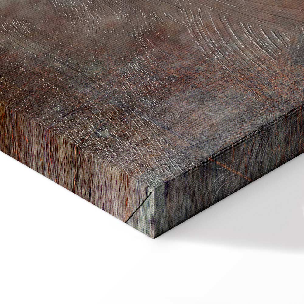 Abstract Texture Multicolor Canvas Print