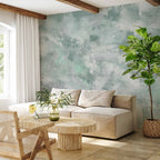 Mint Abstract Texture Wall Mural