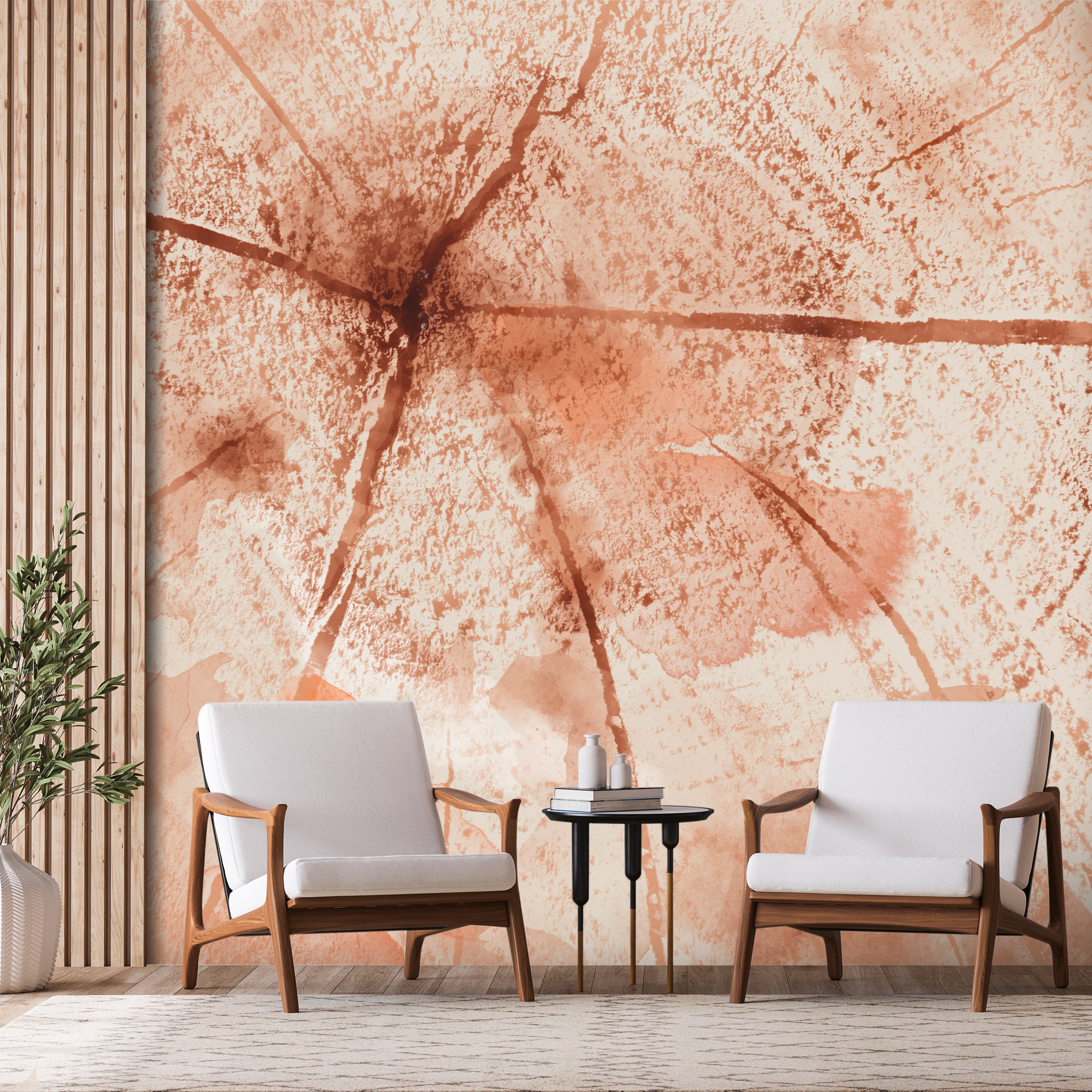 Wall Mural Pink Trunk Wall Art