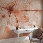 Pink Abstract Pattern Wall Mural