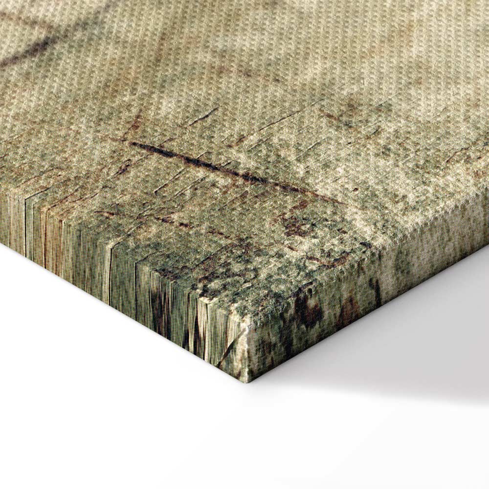 Foggy Abstract Grey Canvas Print