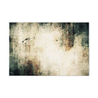 Foggy Abstract Grey Canvas Print